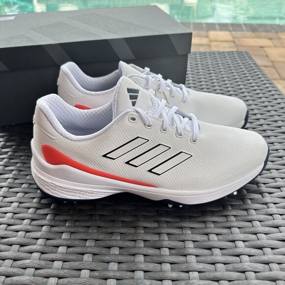 Adidas ZG23 White Bright Red Men\'s Golf Shoes IE2131 main image 6